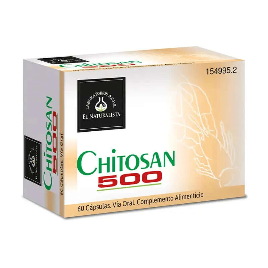 El Naturalista Chitosan 500 60 Capsules