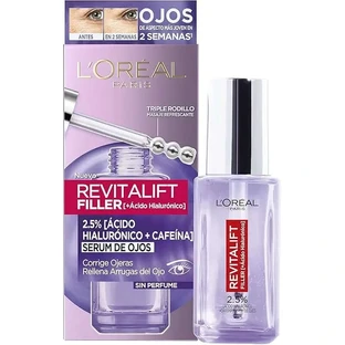 L'Oréal Paris Revitalift Aanvullend Oogserum: 2,5% Hyaluronzuur & Cafeïne, Drievoudige Roll-On