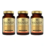 Solgar Magnesium Bisglycinat, Packung 3 x 60 Veggie-Kapseln