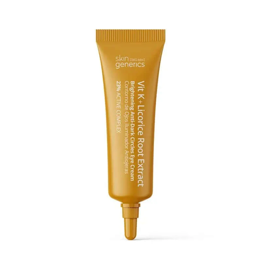 Skin Generics Vit K + Süßholzwurzelextrakt Aufhellende Augencreme gegen dunkle Augenringe, 15 ml