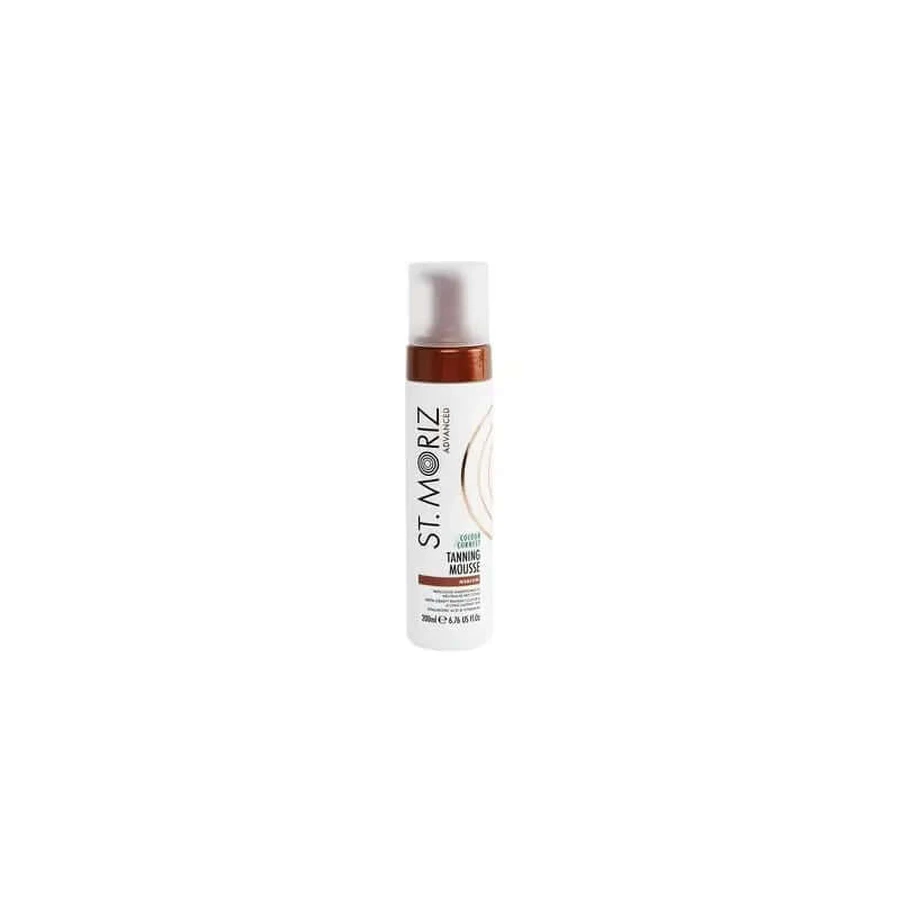 St. Moriz Advanced Pro Medium Tone Self Tanning Color Correcting Mousse, 200 ml