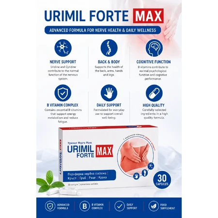 Urimil Forte Max, 30 Kapseln, Naturpharma