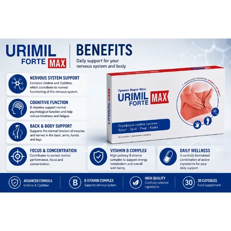 Urimil Forte Max, 30 Kapseln, Naturpharma