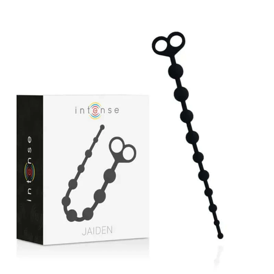 Intense Anaal Toys Jaiden Anaal Kralen Zwart