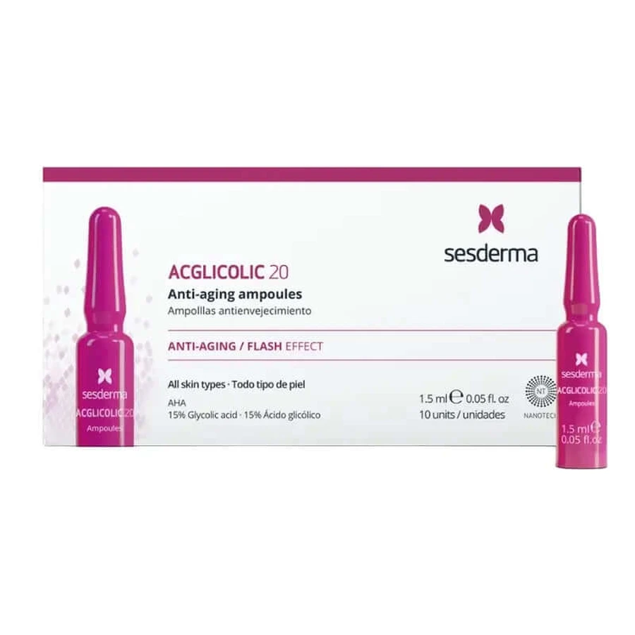 Sesderma Acglicolic Classic, 10 ampullen x 1,5 ml
