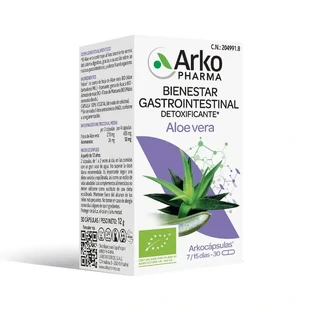 Arkopharma Arkocápsulas Aloë Vera Bio, 30 capsules