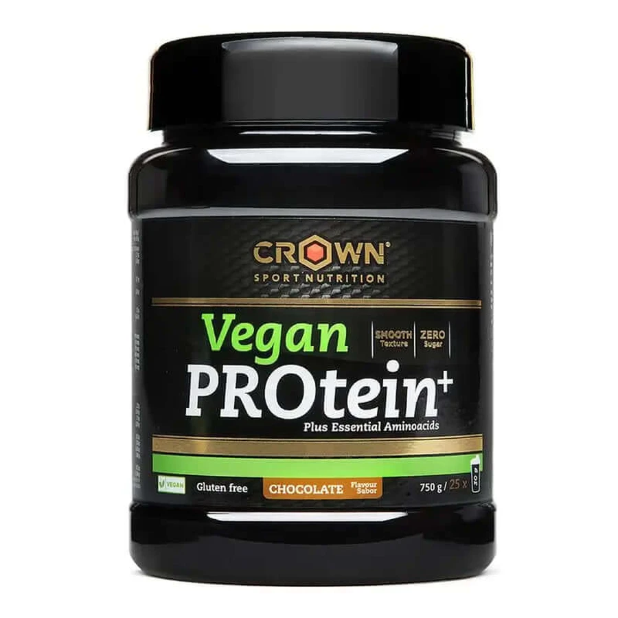 Crown Sport Nutrition Vegan Protein+ Chocolate , 660 gr (22 servings)