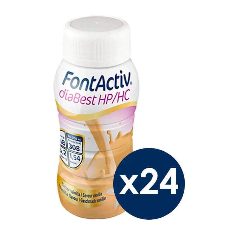 FontActiv Diabest Hp/Hc Vanilla 24X200 ml