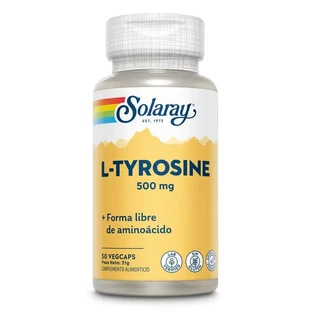 Solaray L-Tyrosine 500 Mg, 50 Capsules