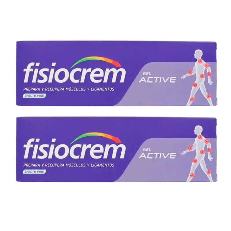 Fisiocrem Active Gel, Pack 2 x 60 ml