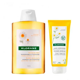 Klorane Kamille Shampoo Pack, 400 ml + Klorane Kamille Conditioner, 200 ml