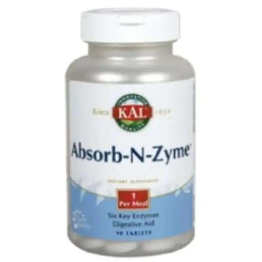 Solaray Absorb-N-Zyme 90 Tablets