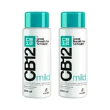 Cb12 Mild Mouthwash Mild Mint Flavored Halitosis Mouthwash, 2X250 Ml