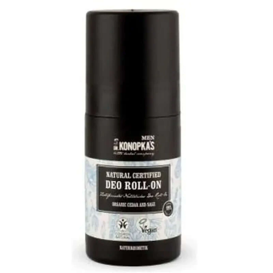 Konopka's Men Natural Deodorant Roll-On 50Ml. Végétalien