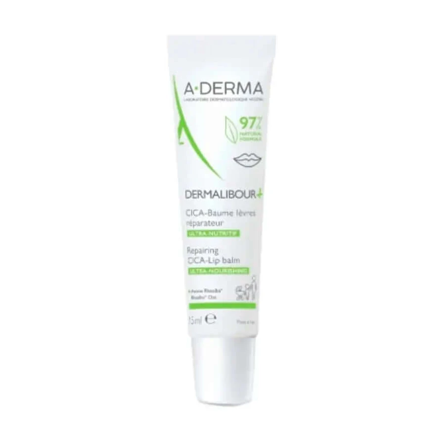 A-Derma Dermalibour+ Bálsamo Labial, 15 ml