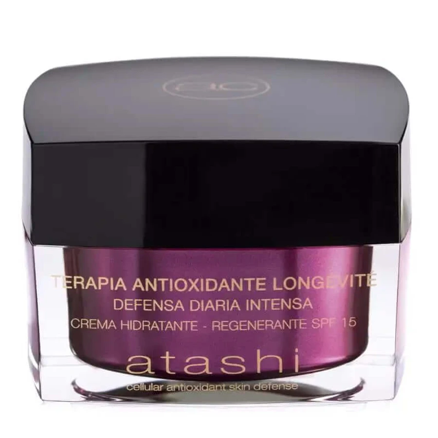 Atashi Crème hydratante régénératrice antioxydante Spf15 50 ml