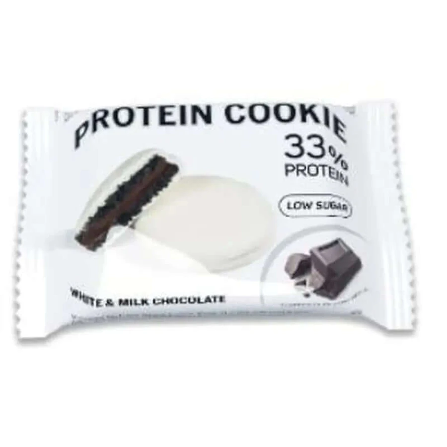 Pwd Protein Cookie 34% Protein White-Milk Choco 18Uds