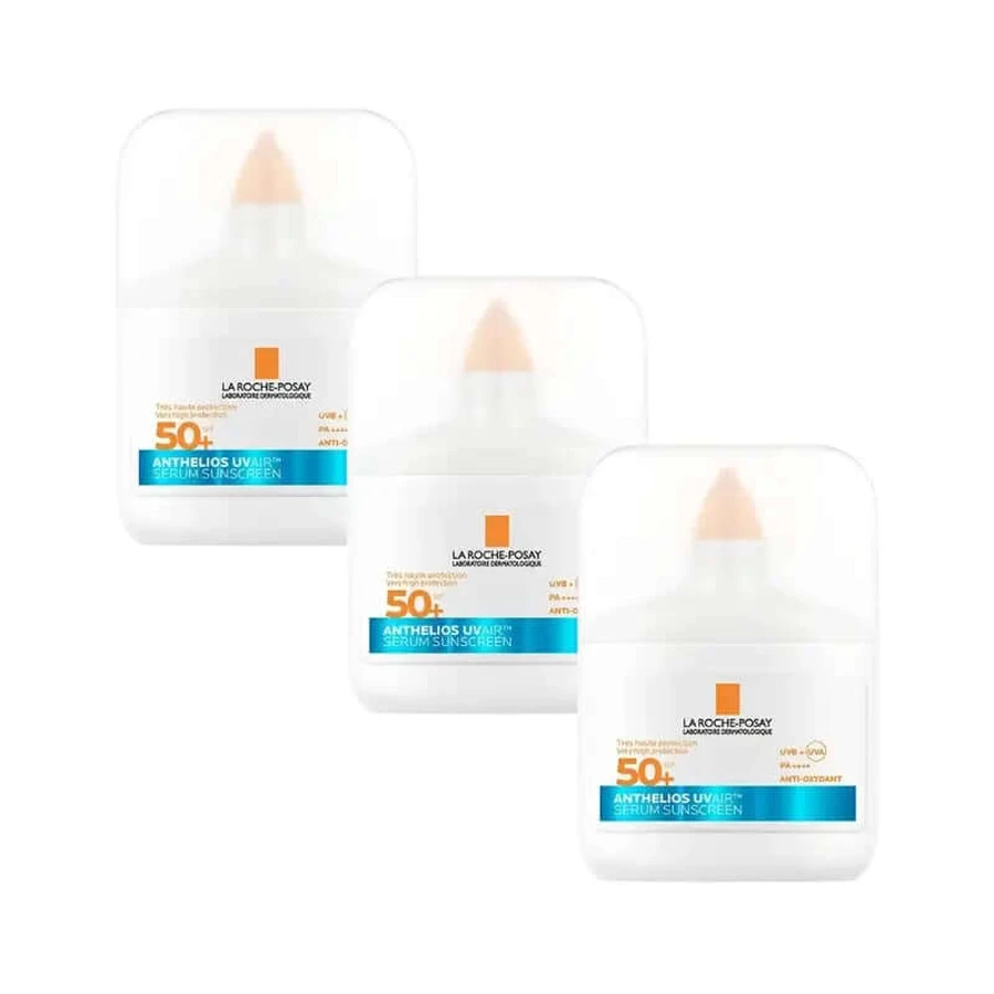 La Roche Posay Anthelios Uvair Zonneserum Spf50+ , 3X50 Ml