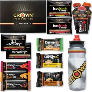 Crown Sport Nutrition Endurance Tester Pack 3.0 avec bidon de 750 ml