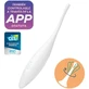 Satisfyer Connect Twirling Joy Stimulateur clitoridien - Blanc