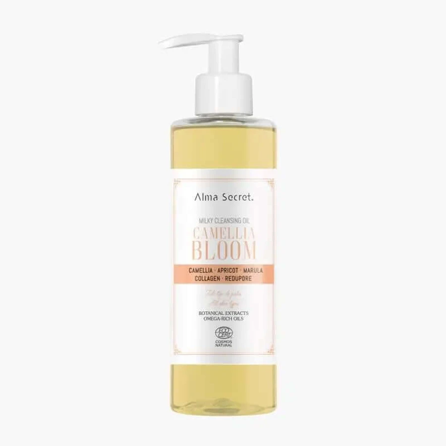 Alma Secret Oil To Milk Huile démaquillante Camellia Bloom, 200 ml