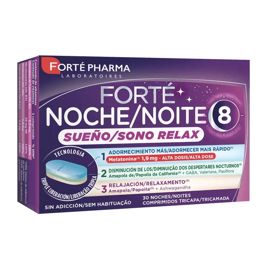 Forté Pharma Forte Nachtrust Relax, 30 tabletten