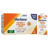 Meritene Strength & Vitality Drink Vanilie, Promo Pack 10+2 x 180 ml