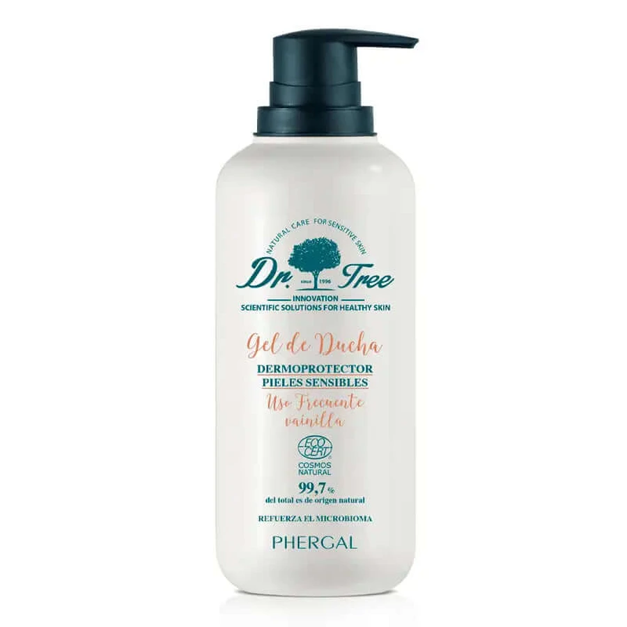 Dr. Tree Natural Vanilla Shower Gel for Frequent Use Sensitive Skin 500Ml