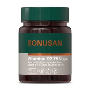 Bonusan Vitamin D3 75 Vegan, 60 pearls