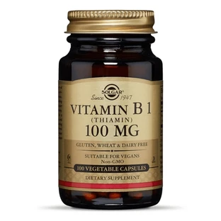 Vitamine B1 (Thiamine) 100mg, 100 capsules, Solgar