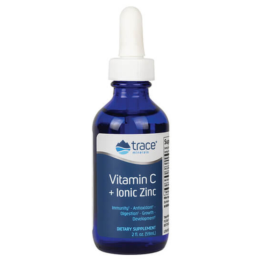 Vitamin C + Zink flüssig, 59 ml, Spurenmineralien