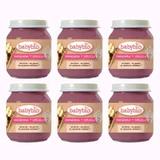 Babybio Apple Plum, 6 x Plum Pack, 130g
