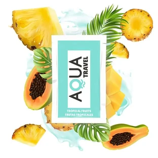 Aqua Travel Gleitmittel auf Wasserbasis Tropischer Fruchtgeschmack - 6 Ml