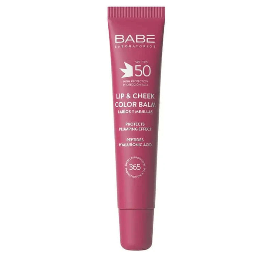 Babé Lippen- und Wangenfarben-Balsam Spf 50 Samt, 20 ml