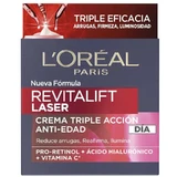 L'Oréal Paris Revitalift Laser, Crème de jour intensive anti-âge à la vitamine C, au Pro-Rétinol et à l'acide hyaluronique, 50ml