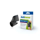 Actimove elastische Fußgelenkbandage mit verstellbarem Stabilisierungsgurt, schwarz, Größe L