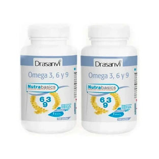 Drasanvi Omega 3-6-9 1000Mg Nutrabasicos Pot, 2X100 Pearls