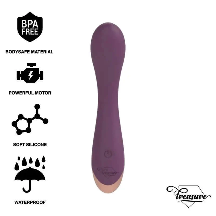 Treasure Hansel G-Spot Vibrator Compatibel Met Watchme Draadloze Technologie