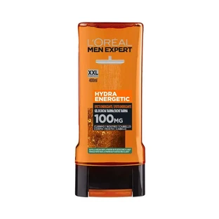 L'Oréal Paris Men Expert Hydra Energetic żel pod prysznic: Oczyszczający i odświeżający do ciała, twarzy i włosów, 300 ml