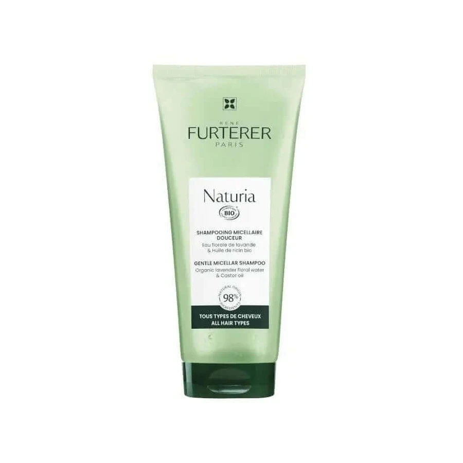 Rene Furterer Paris Bio Shampooing Micellaire Douceur 98% Ingrédients d'origine naturelle, 200 ml