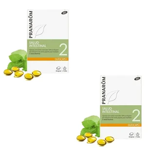 Pranarôm Oleocaps 2 Soulagement gastro-intestinal et urinaire, 2X30 gélules