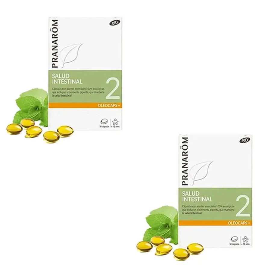 Pranarôm Oleocaps 2 Gastrointestinal and Urine Relief, 2X30 Capsules