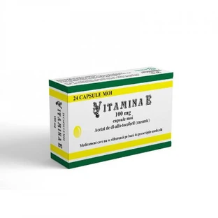 Vitamin E 100 mg, 24 capsules, Pharco