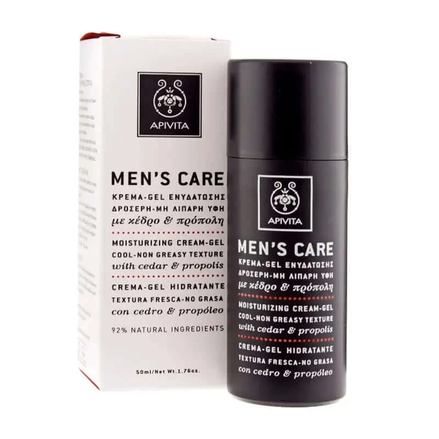 APIVITA Crème-gel hydratante - Texture fraîche - Non grasse au cèdre et à la propolis