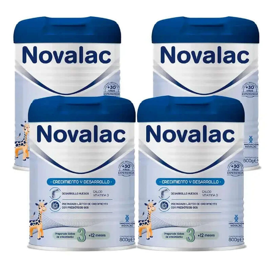 Novalac 3 Opgroeimelk, 4X800 Gr