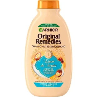 Garnier Original Remedies Elixir Of Argan Crèmige Voedende Shampoo Zonder Siliconen Voor Zeer Droog En Glanzend Haar 300 Ml