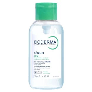 Bioderma Sébium H2O Pump Solución Micelar Acné, 500 ml