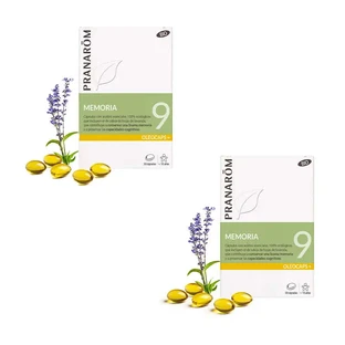Pranarôm 9 Bio Geheugen, 2X30 Capsules