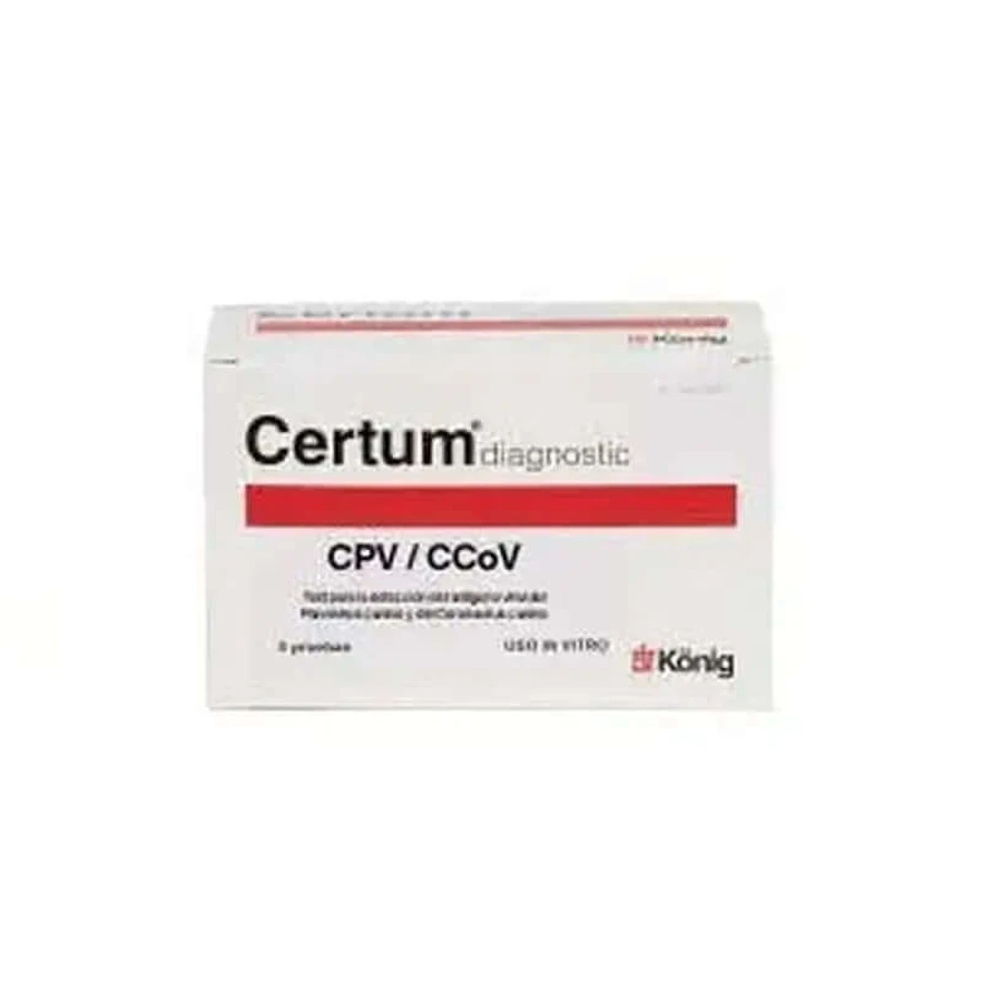 Certum Cpv Ccov Certum Parvovirus + Coronavirus 10 Tests (Ndr)