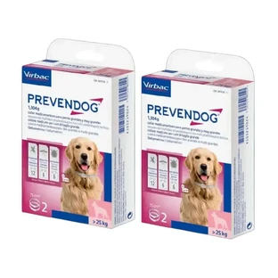 Virbac Prevendog Antiparasitic Collar, Pack 2 x 75 cm 2 units